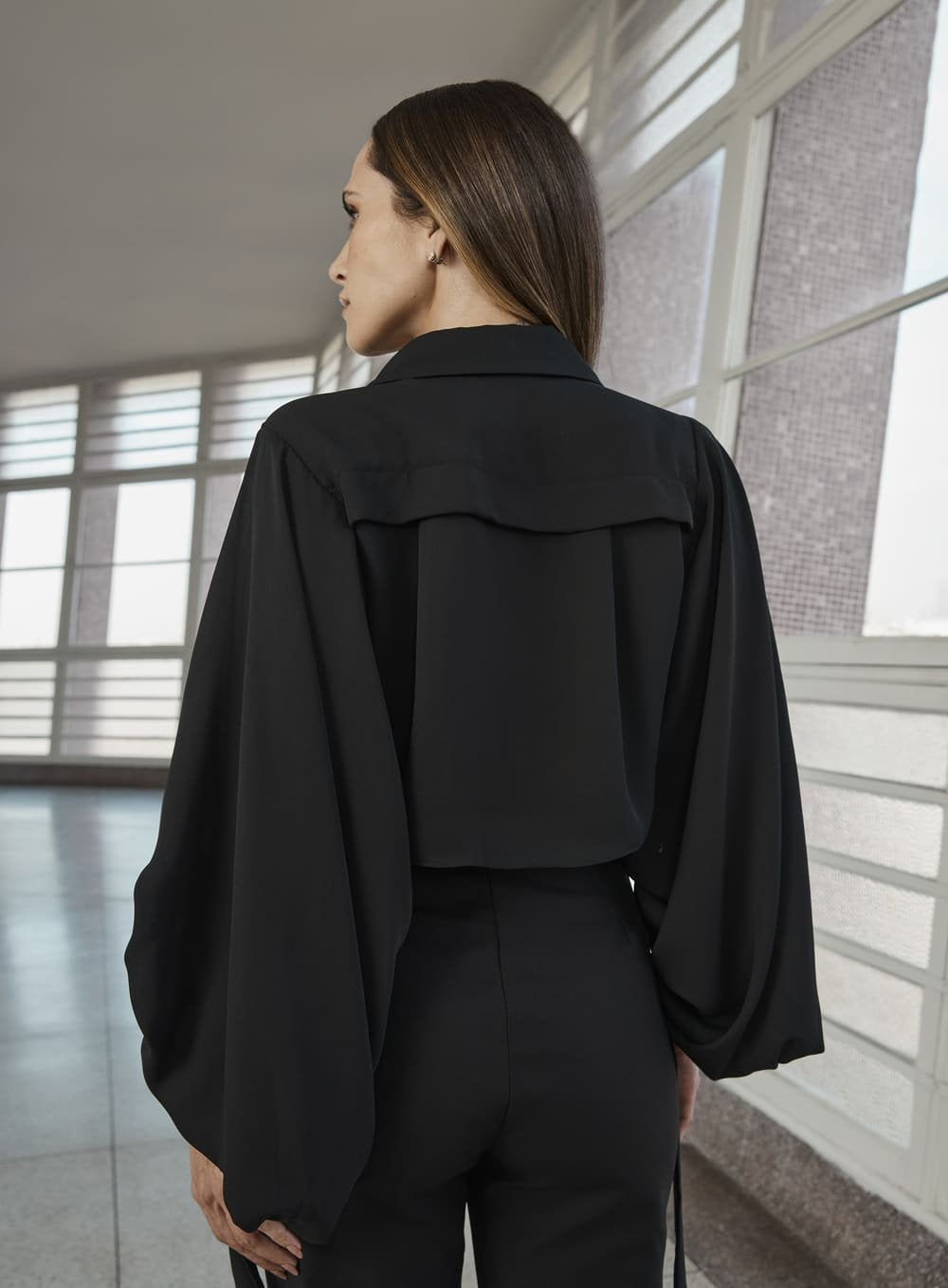 Camisa Faixa Preto Tufi Duek -SALE