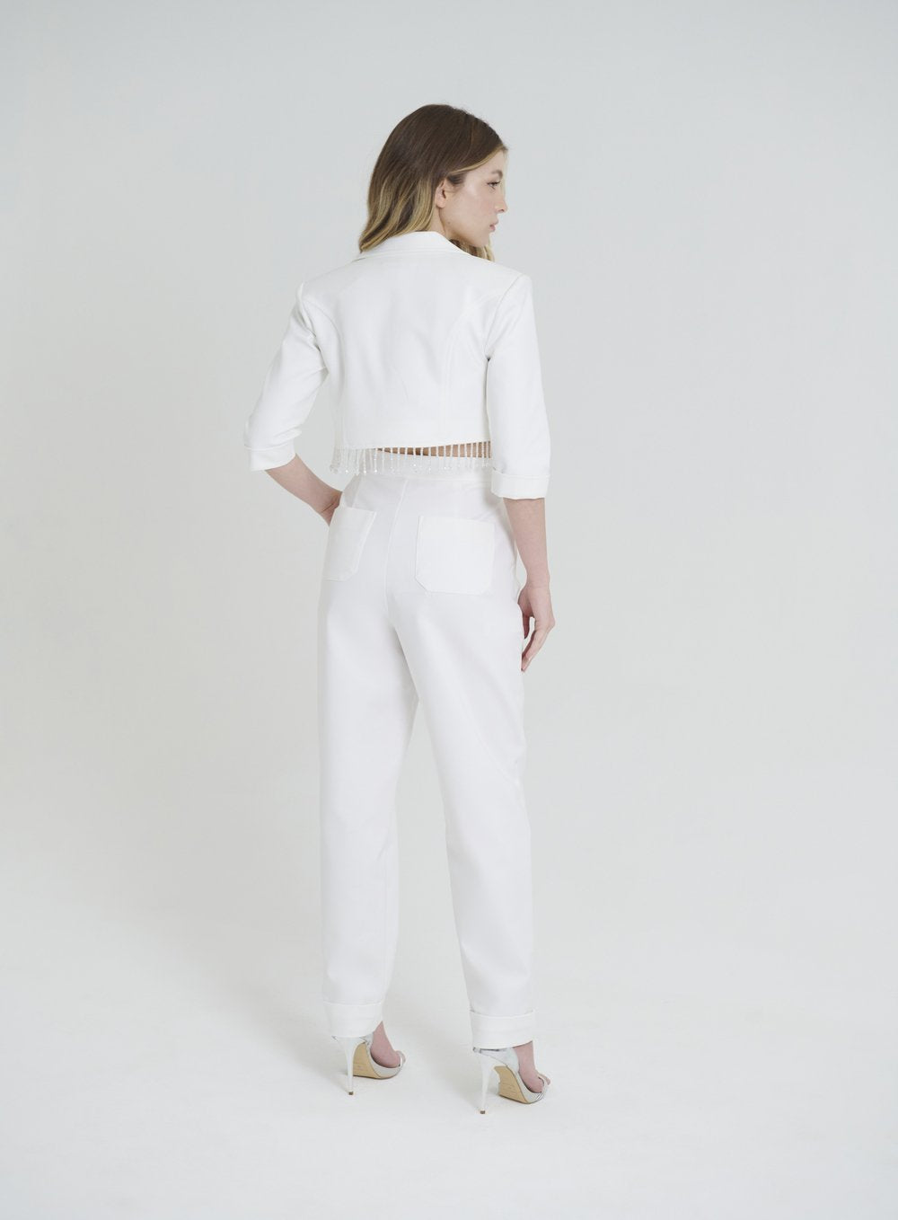 Casaco Curto com Top Off White Skazi -SALE