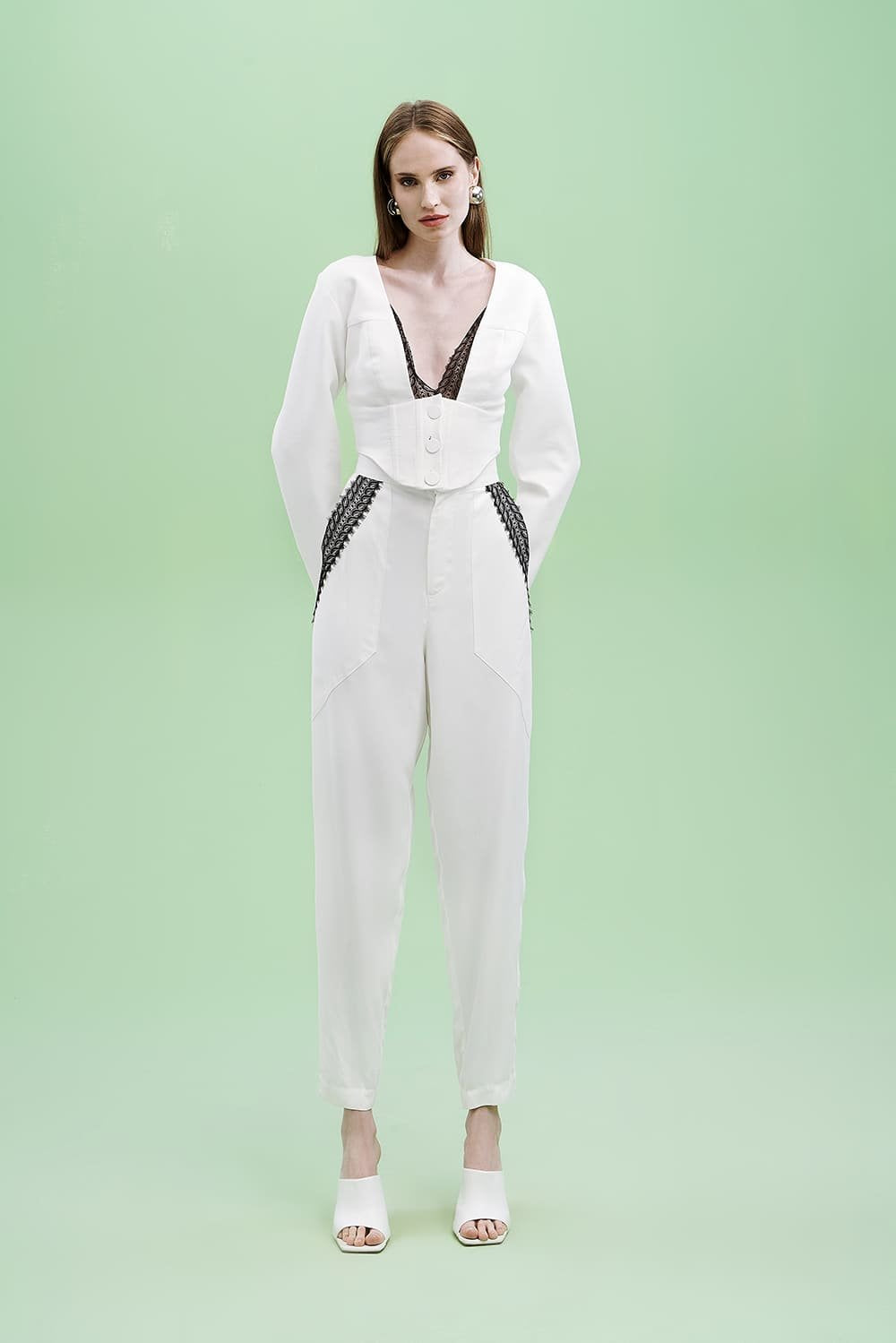 Casaqueto Corselet Off White Tufi Duek -SALE
