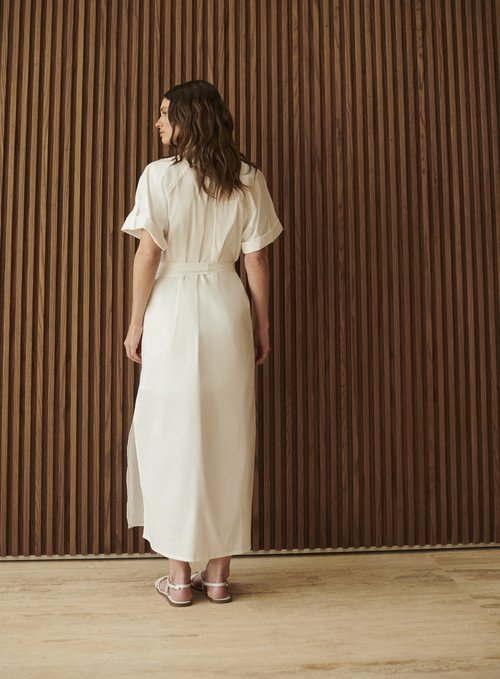 Chemisier Faixa Trespasse Off White Tufi Duek -SALE
