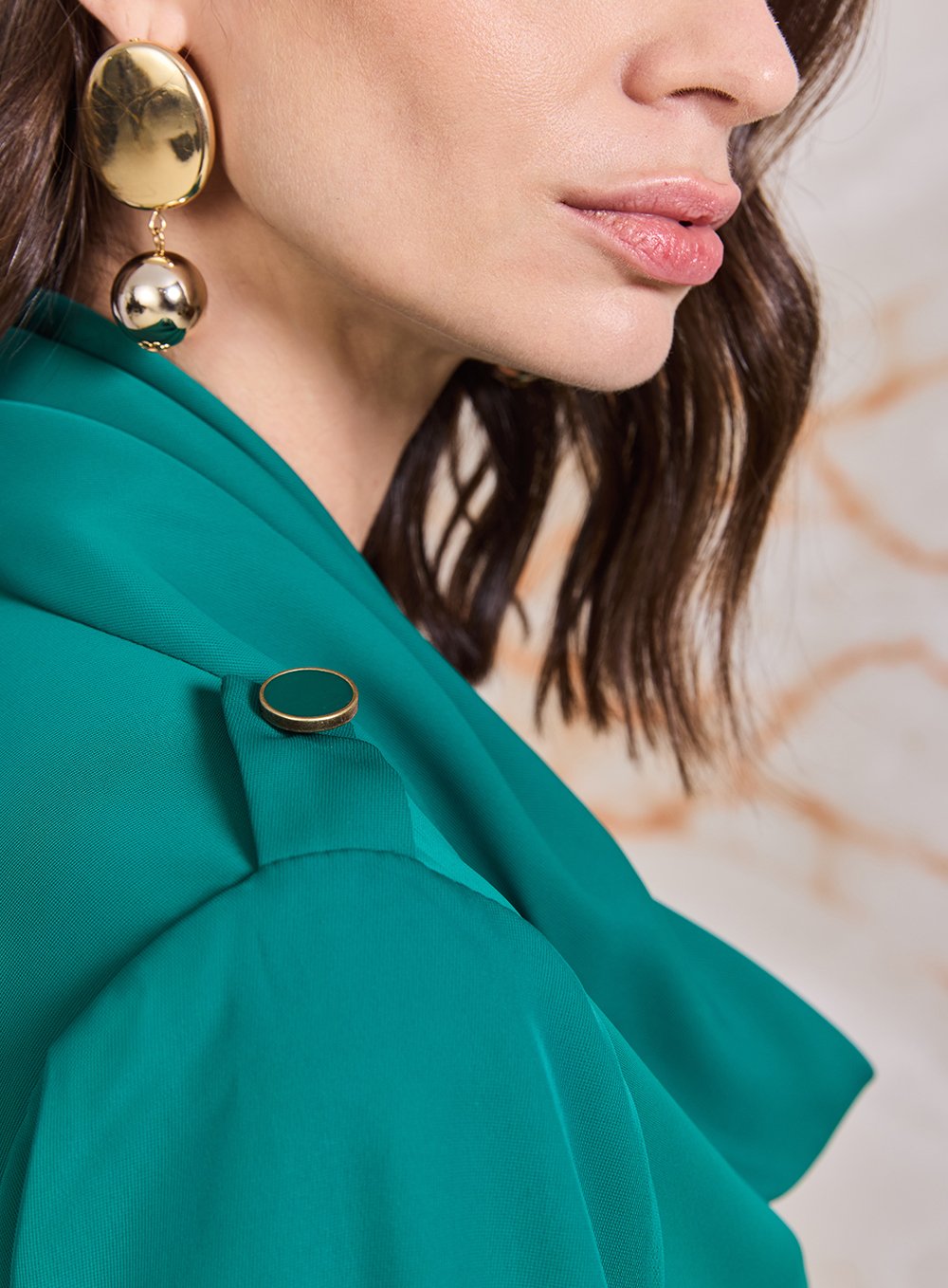 Conjunto Saia Nesgas Verde Skazi -SALE