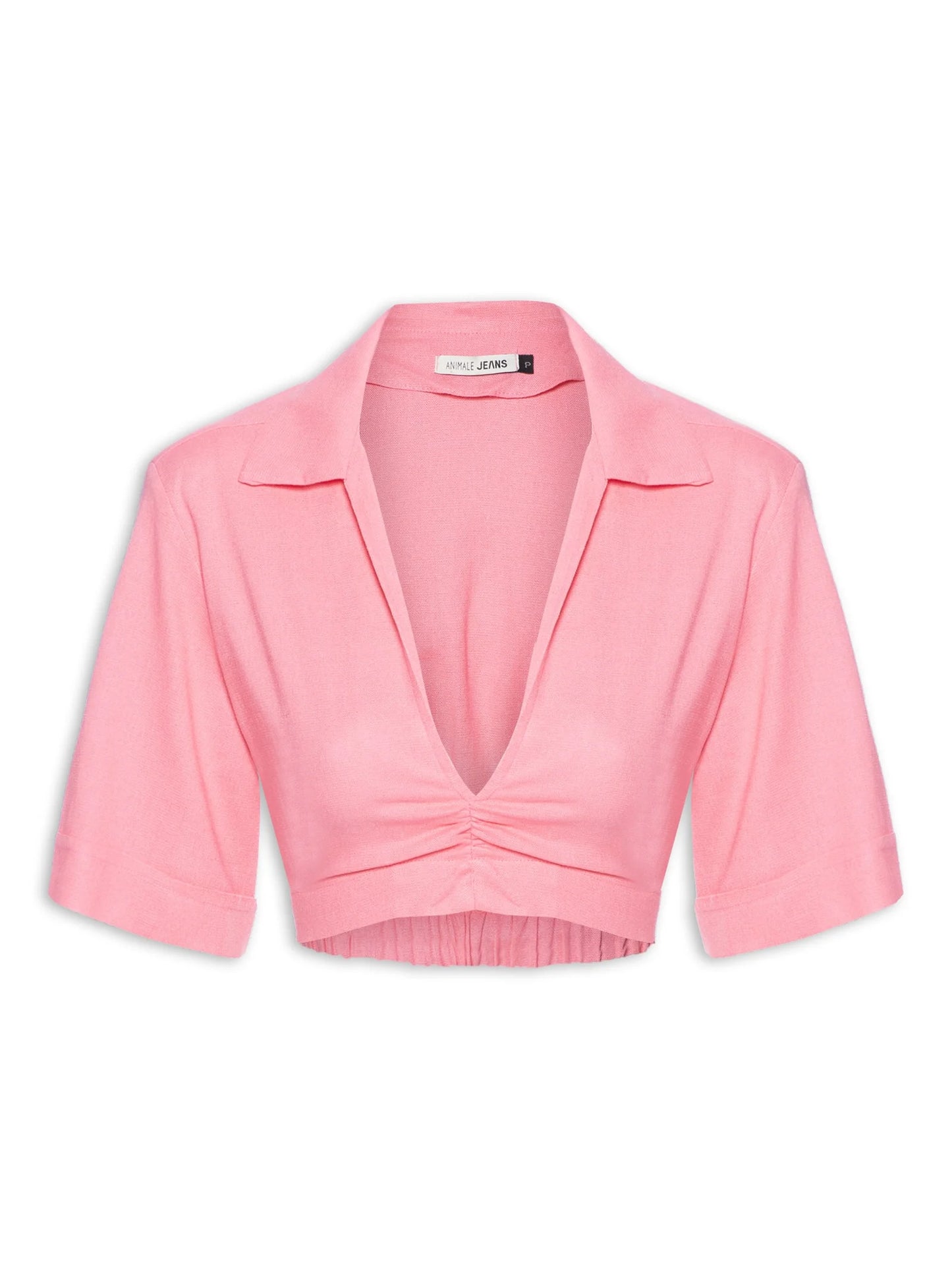 Conjunto Rosa Calça e Cropped Animale
