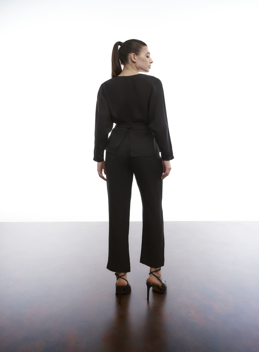 Blusa Cos Laço Preto Tufi Duek -SALE
