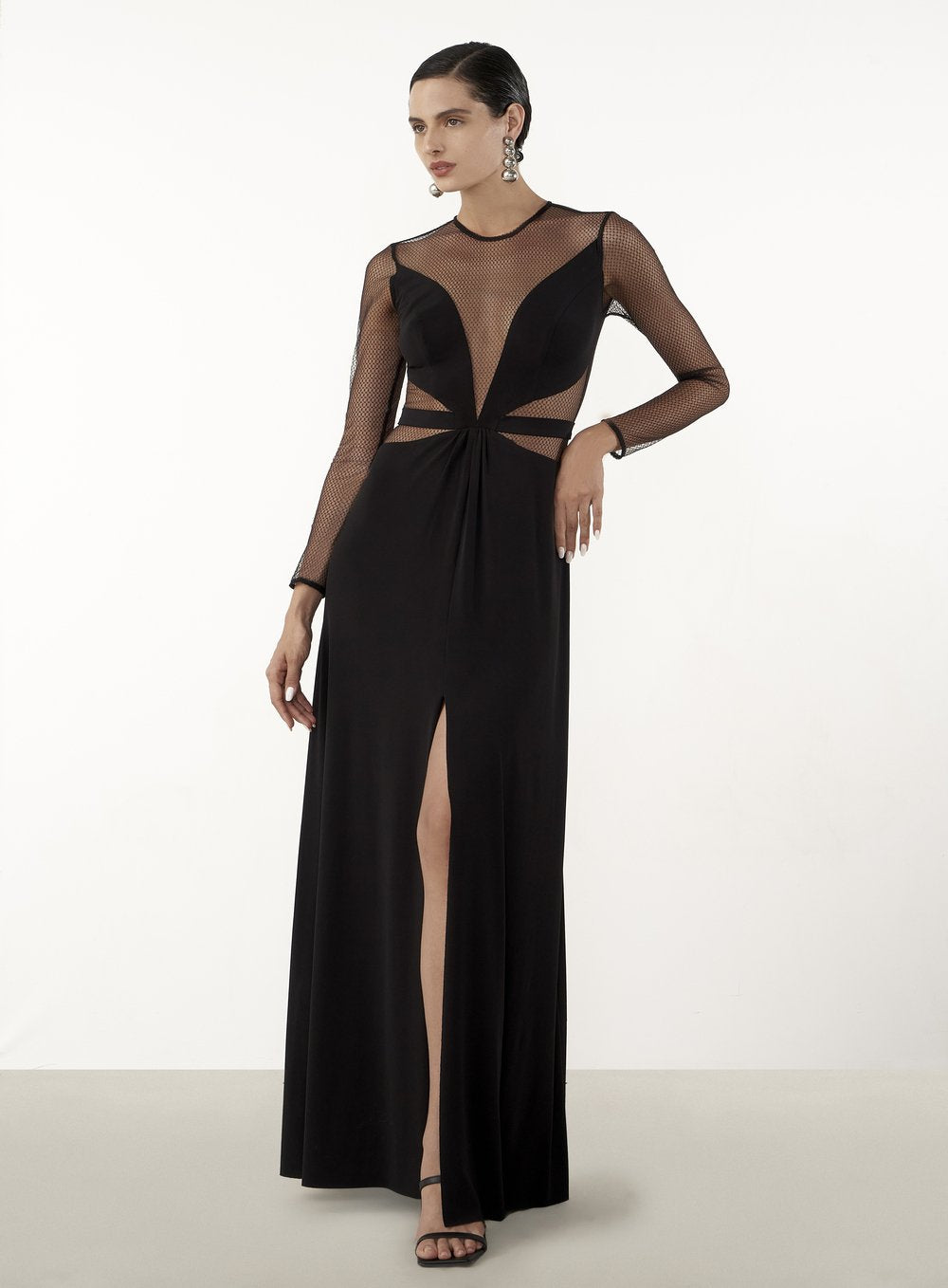 Vestido Costas Degage Preto Tufi Duek -SALE