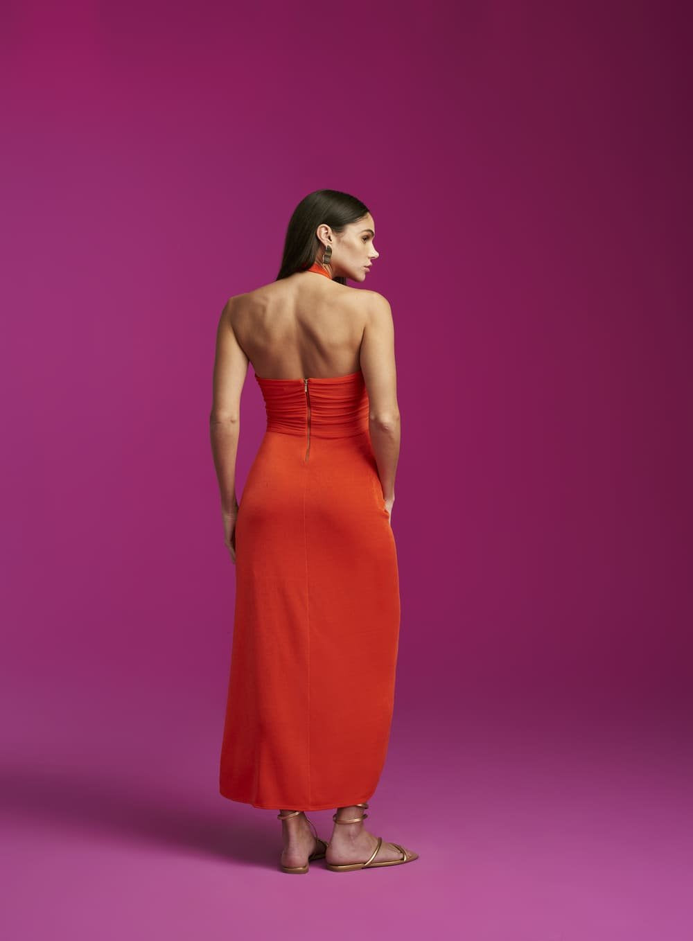 Vestido Cruzado Double Rosa Skazi -SALE