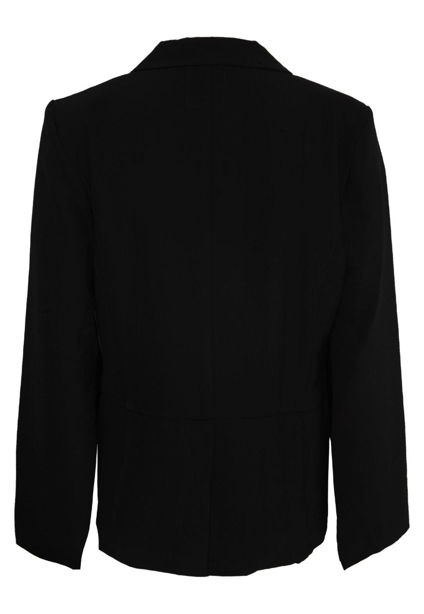 Blazer Preto Botão Dourado Colcci