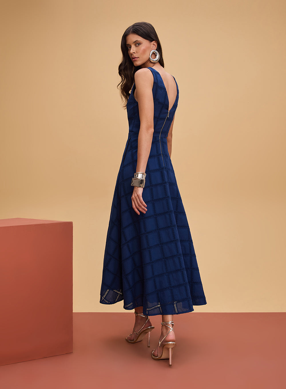 Vestido Azul Laise Skazi