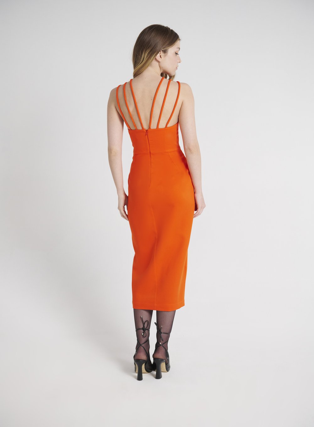 Vestido Midi Bojo Estrela Coral Skazi -SALE