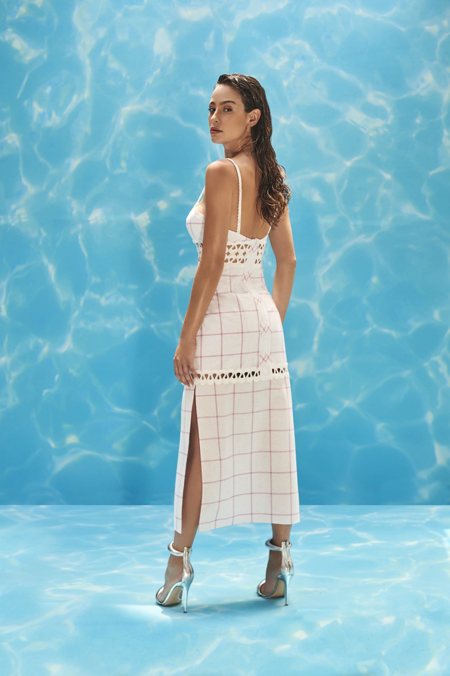 Vestido Midi Entremeios Skazi -SALE