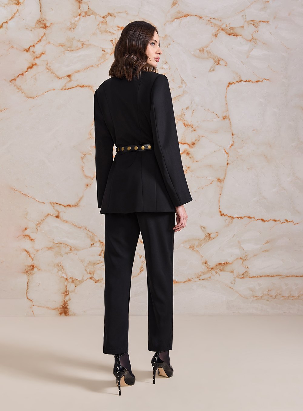 Blazer Alfaiataria Maloni Preto Skazi -SALE