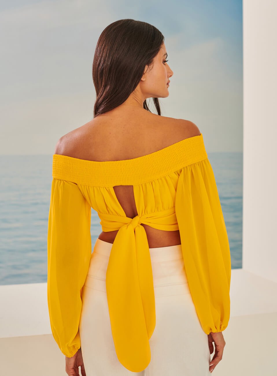 Blusa Sun Flower Amarelo Tufi Duek -SALE