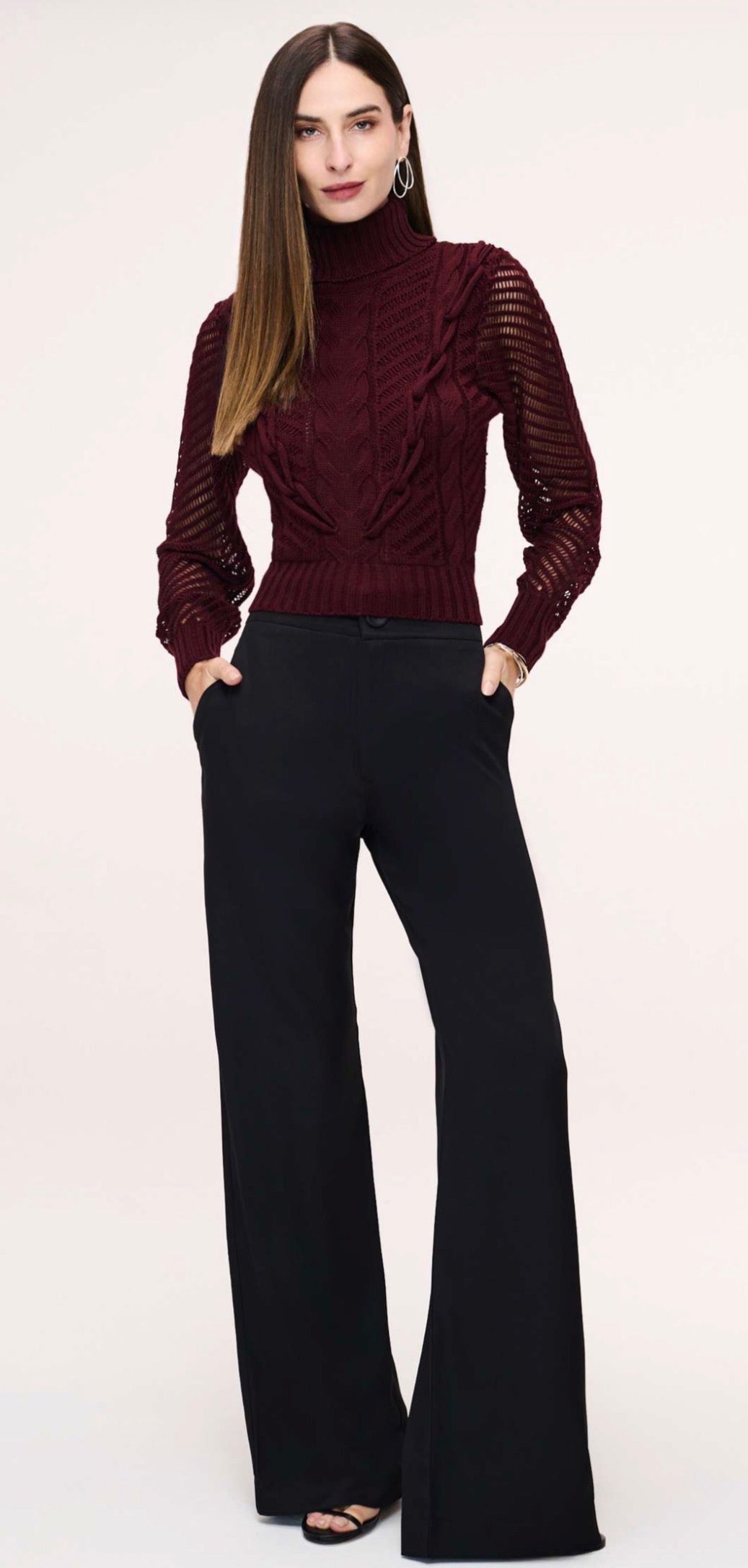 Calça Preta ou Cinza Carol Alfaiataria Manie