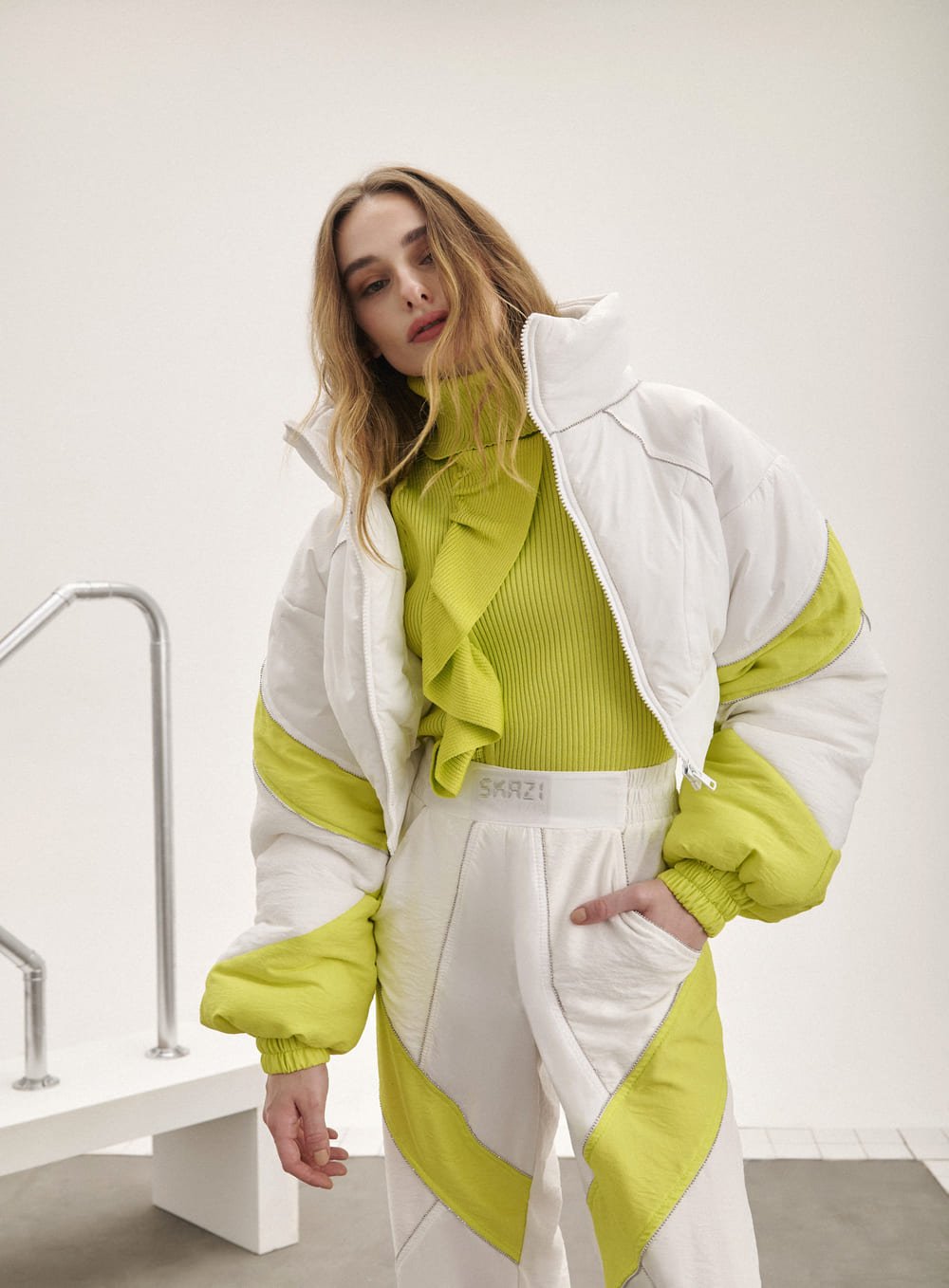Jaqueta Bomber Bicolor Skazi -SALE