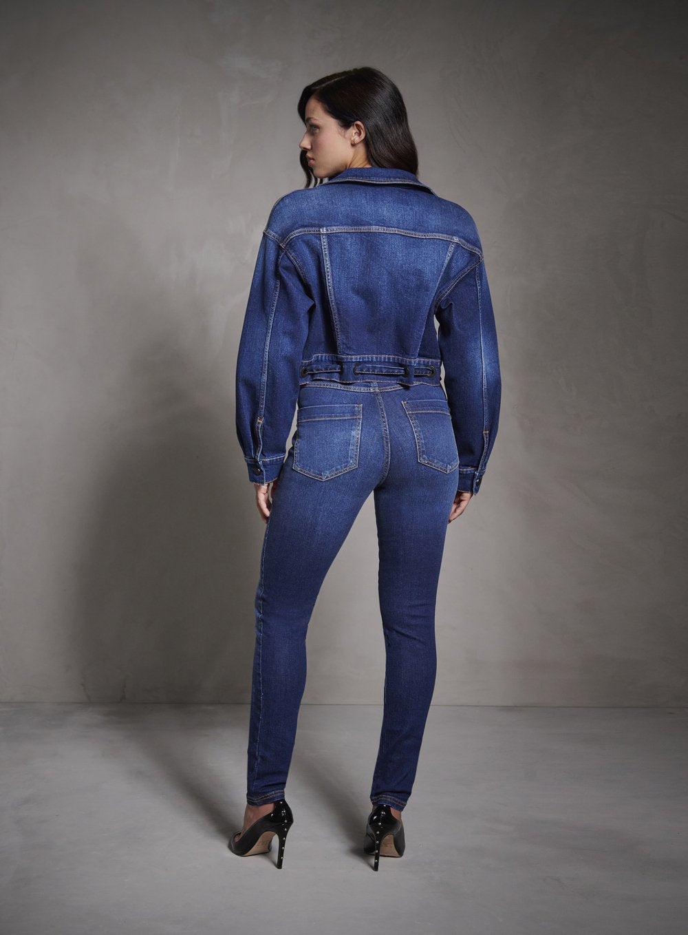 Jaqueta Clochard Jeans Azul Jeans Tufi Duek -SALE
