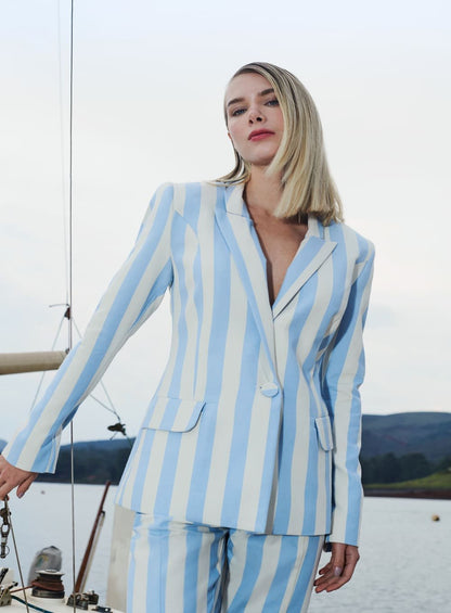 Blazer Listras Azul Tufi Duek -SALE