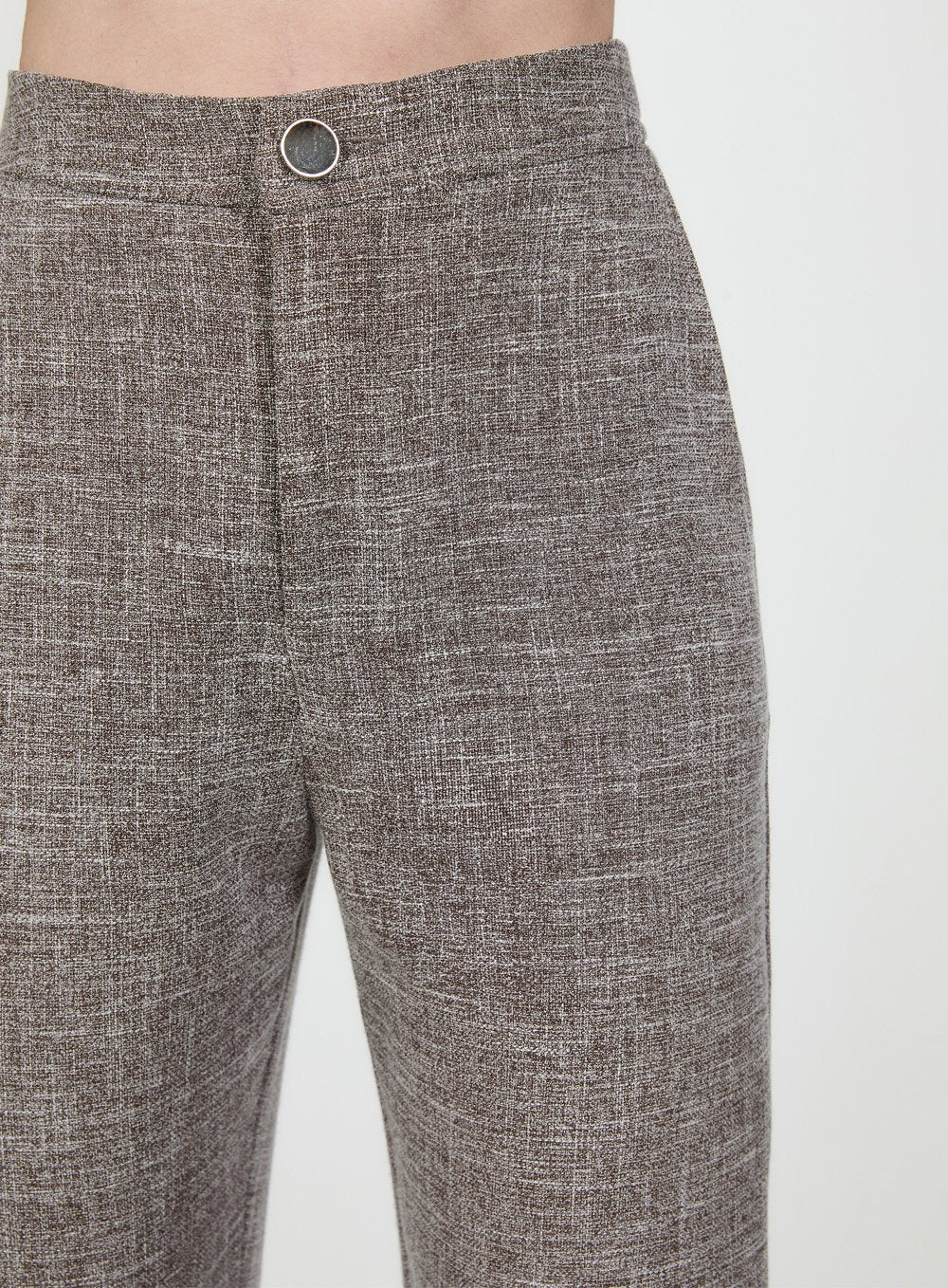 Calça Tweed Slym Marrom Tufi Duek -SALE