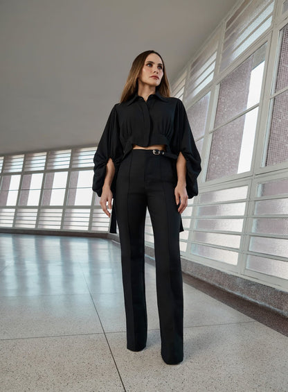 Camisa Faixa Preto Tufi Duek -SALE