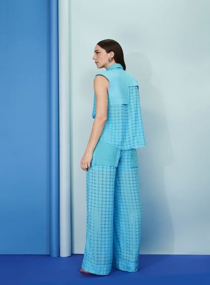 Camisa Laise Azul Tufi Duek -SALE