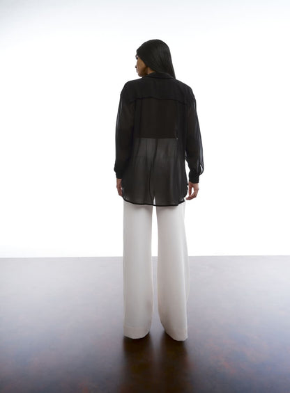 Camisa Maxi Preto Tufi Duek -SALE