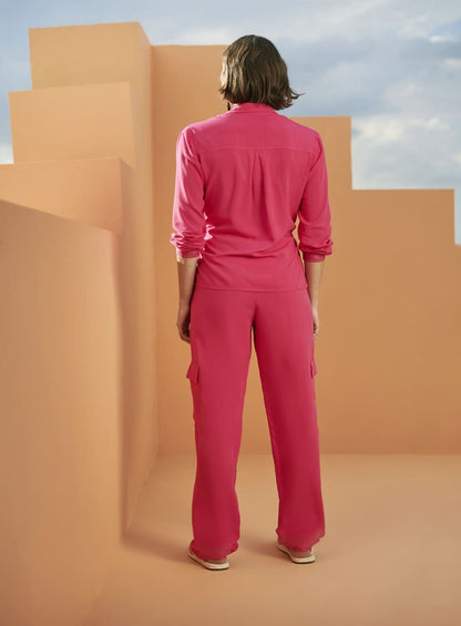 Camisa Sevilha Rosa Skazi -SALE