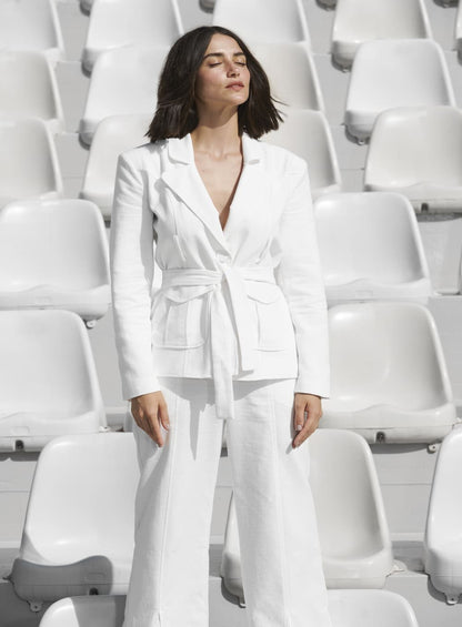 Casaco Faixa Off White Tufi Duek -SALE
