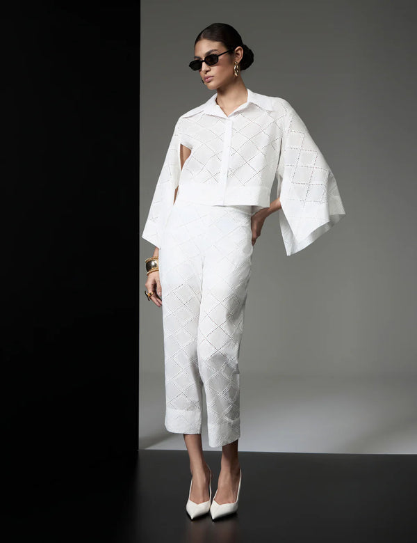 Conjunto Branco ou Preto Laise Strass