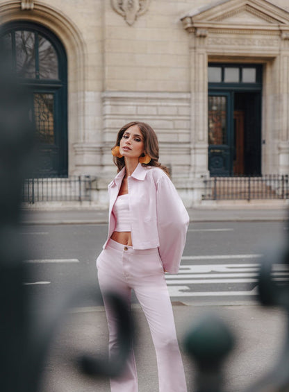 Casaco Paty Duplo Rosa Skazi -SALE