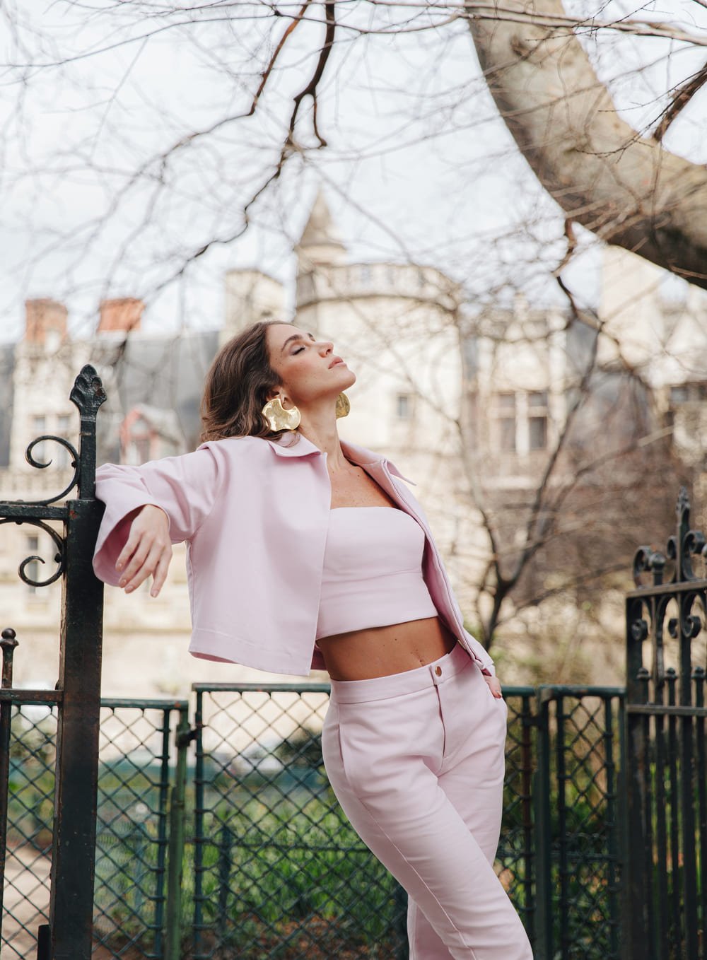 Casaco Paty Duplo Rosa Skazi -SALE