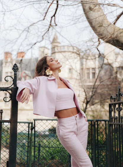 Casaco Paty Duplo Rosa Skazi -SALE