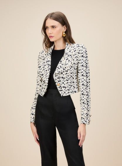 Casaqueto Laise Cereja Cerejas Estampado Skazi -SALE