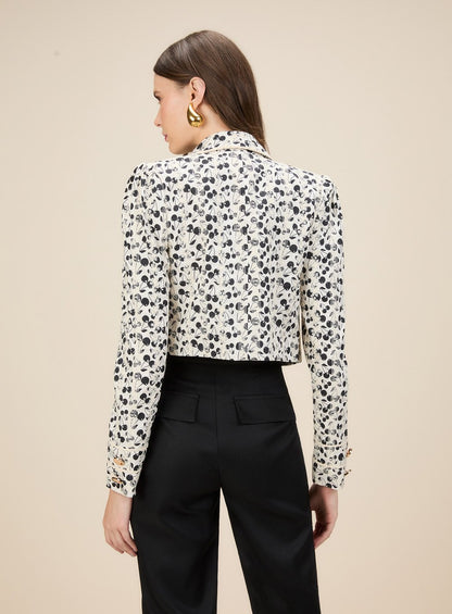 Casaqueto Laise Cereja Cerejas Estampado Skazi -SALE