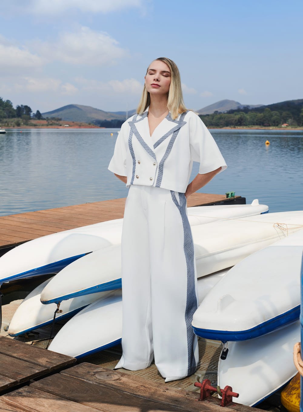 Casaqueto Vivos Off White Tufi Duek -SALE