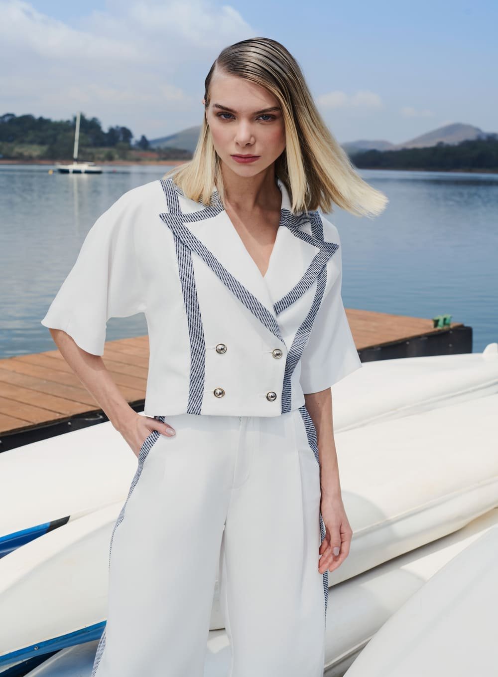Casaqueto Vivos Off White Tufi Duek -SALE
