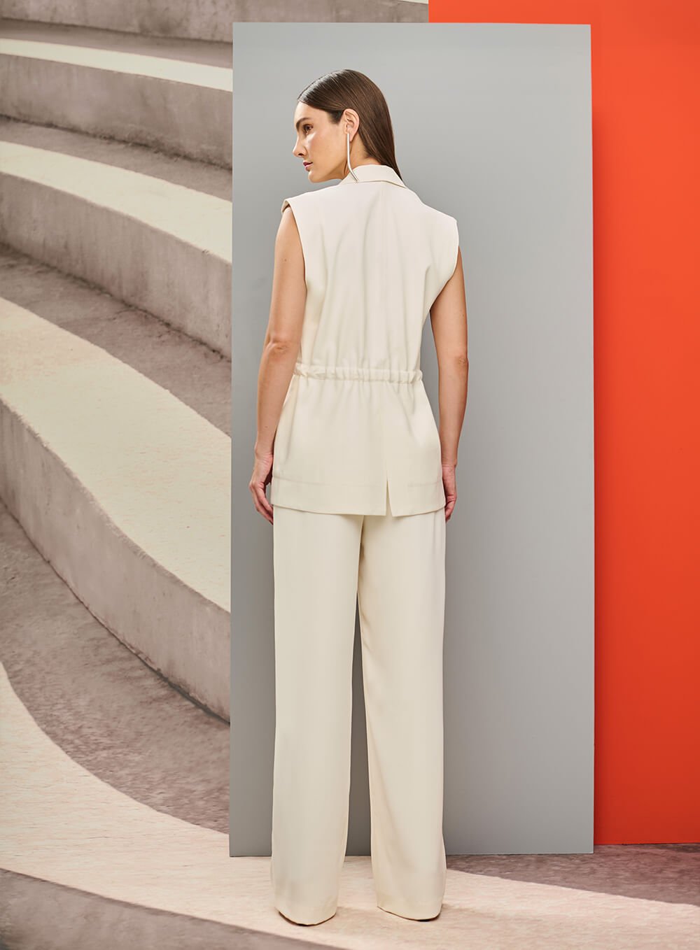 Colete Paula Off White Tufi Duek -SALE
