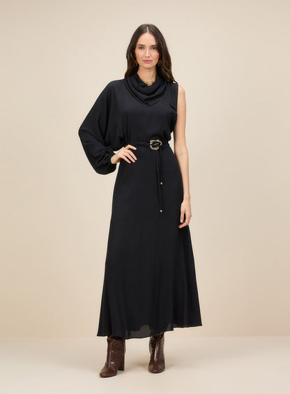 Conjunto Blusa e Saia Degage Preto Skazi -SALE
