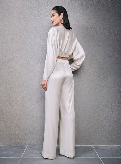 Conjunto Calça Blusa Torcida Bege Tufi Duek -SALE