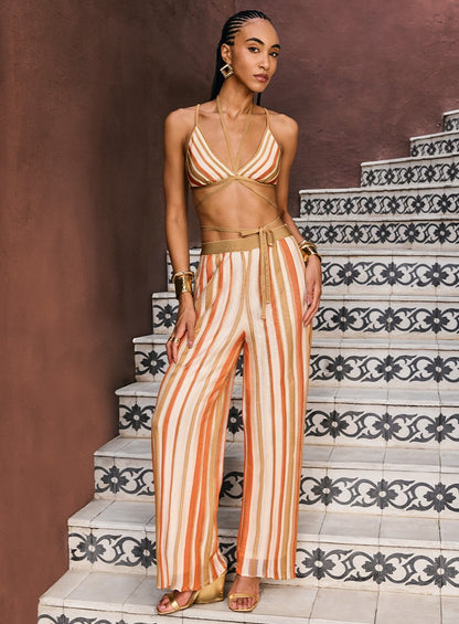 Conjunto Tricot Listras Listrado Tufi Duek -SALE