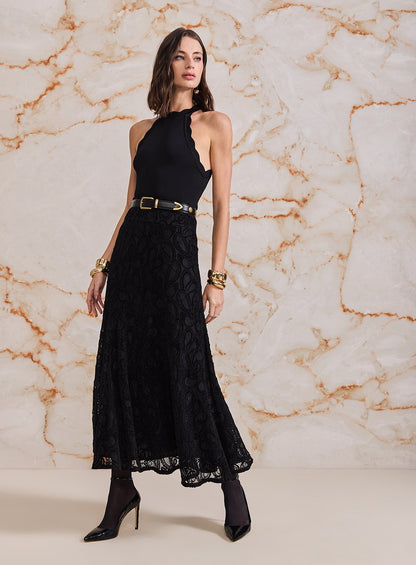 Blusa Canelada Preto Skazi -SALE