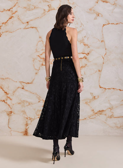 Blusa Canelada Preto Skazi -SALE