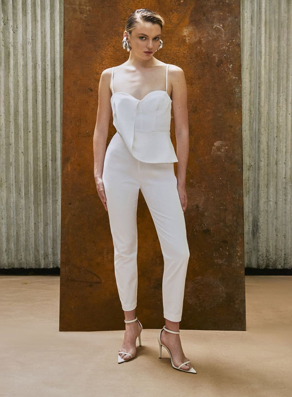 Macacão Bojo Estruturado Off White Tufi Duek -SALE