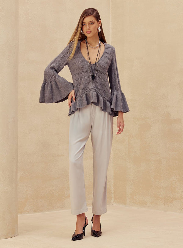 Pull Botto Cinza Skazi -SALE