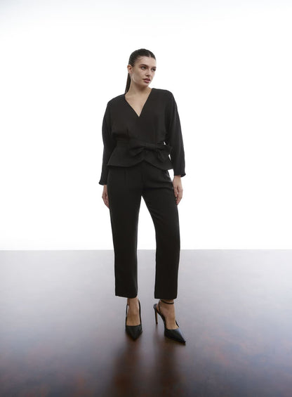 Blusa Cos Laço Preto Tufi Duek -SALE