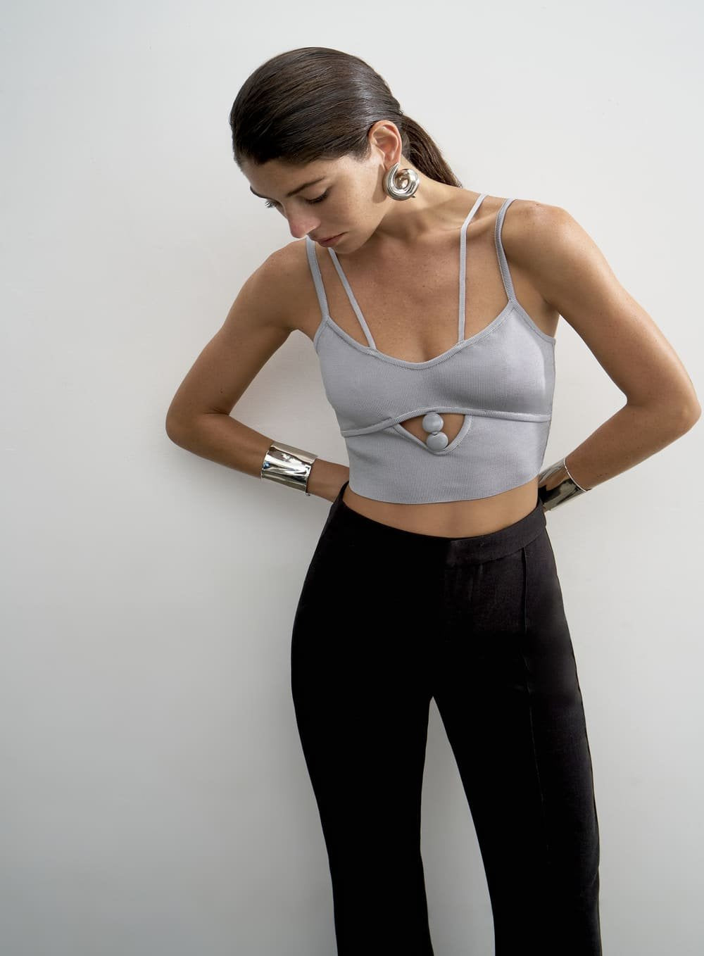 Regata Tricot Resina Preto Tufi Duek -SALE