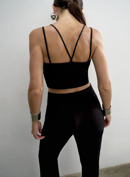 Regata Tricot Resina Preto Tufi Duek -SALE