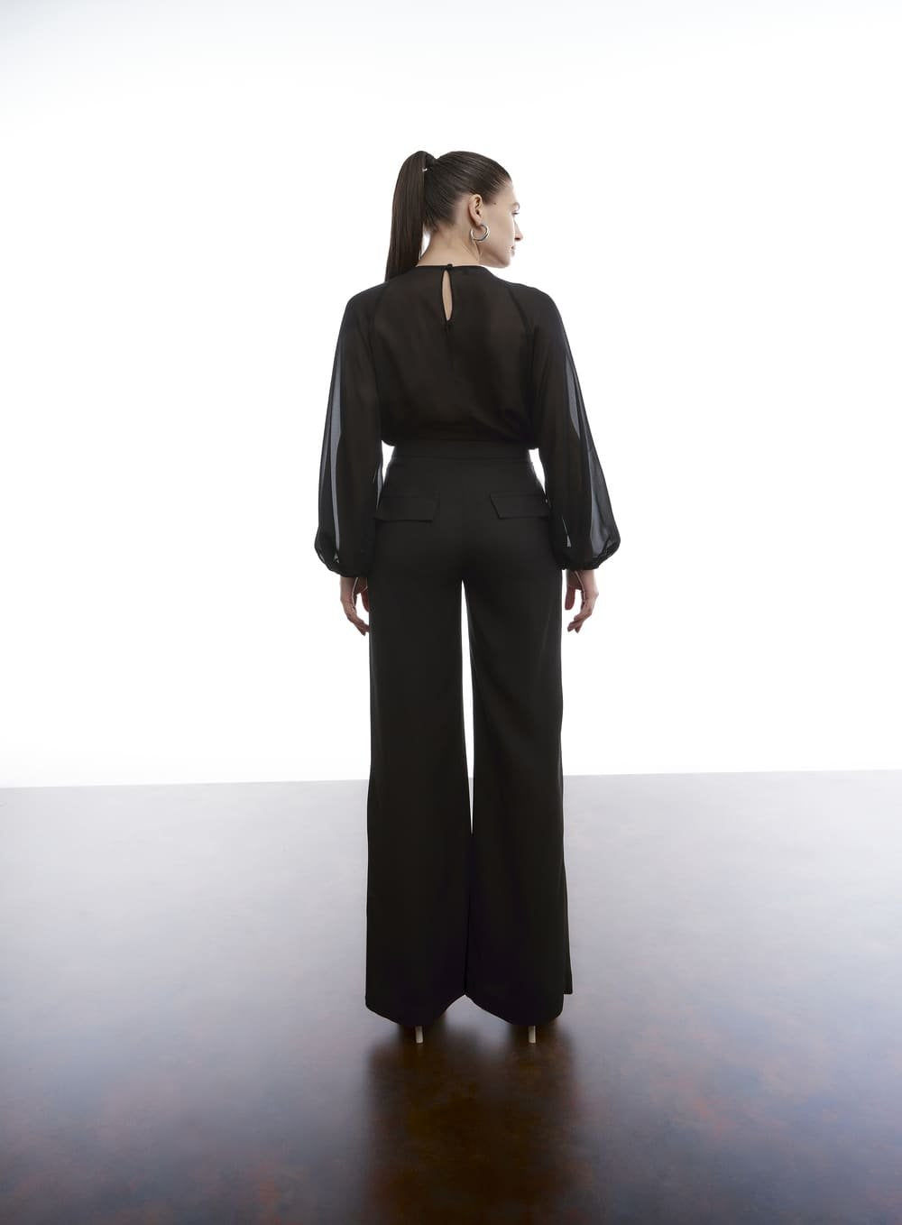 Blusa Decote Pregas Tufi Duek -SALE