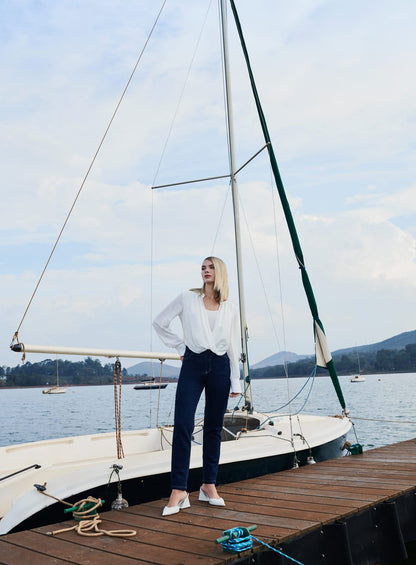 Blusa Decote Torcido Tufi Duek -SALE