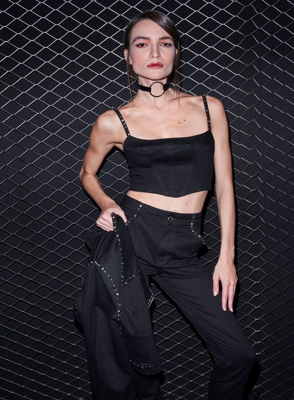 Top Black Preto Skazi -SALE