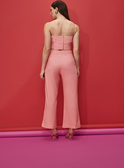 Top Drapeado Laco Rosa Claro Tufi Duek -SALE