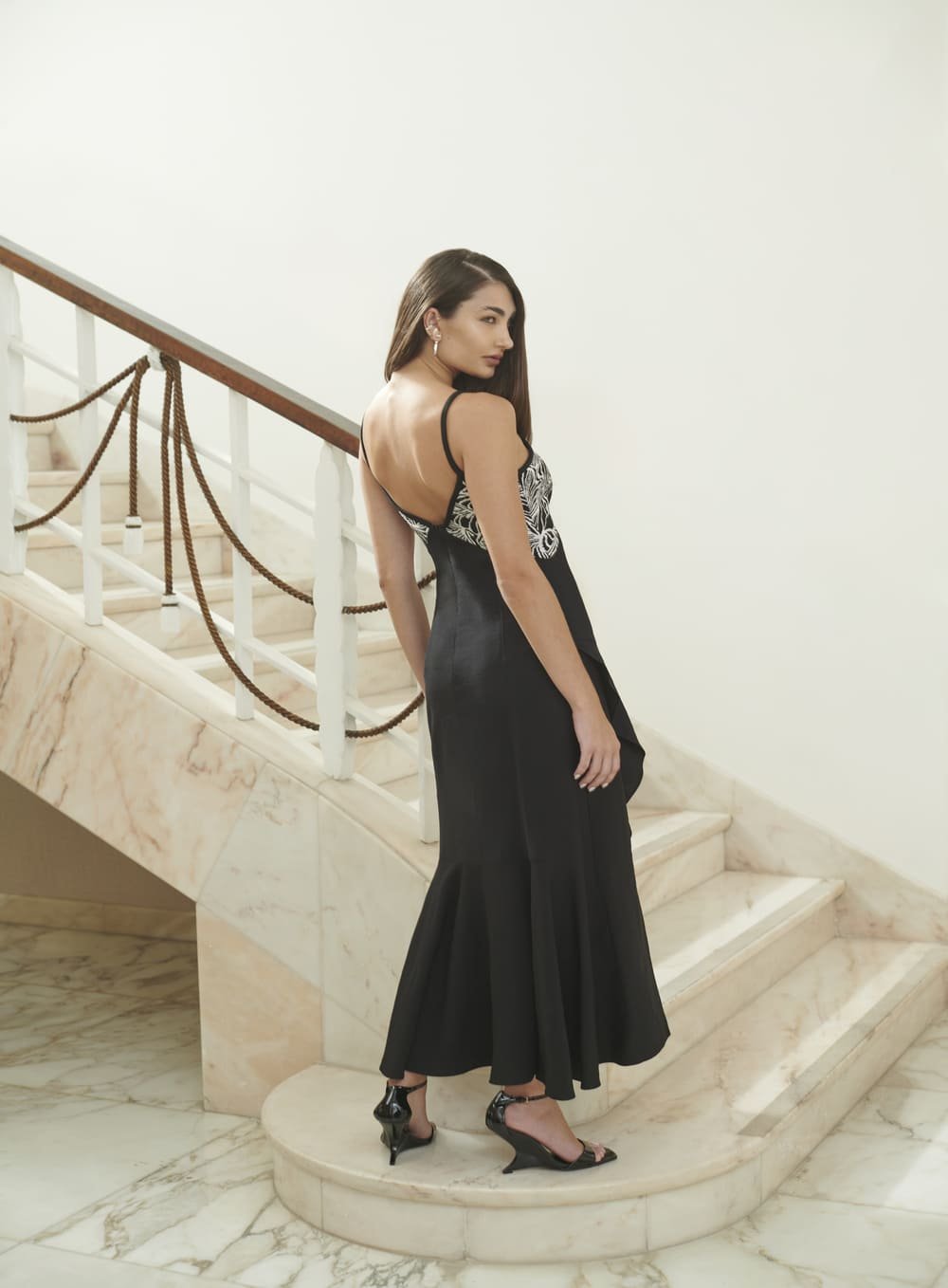 Vestido Corpo Tricot Preto Skazi -SALE