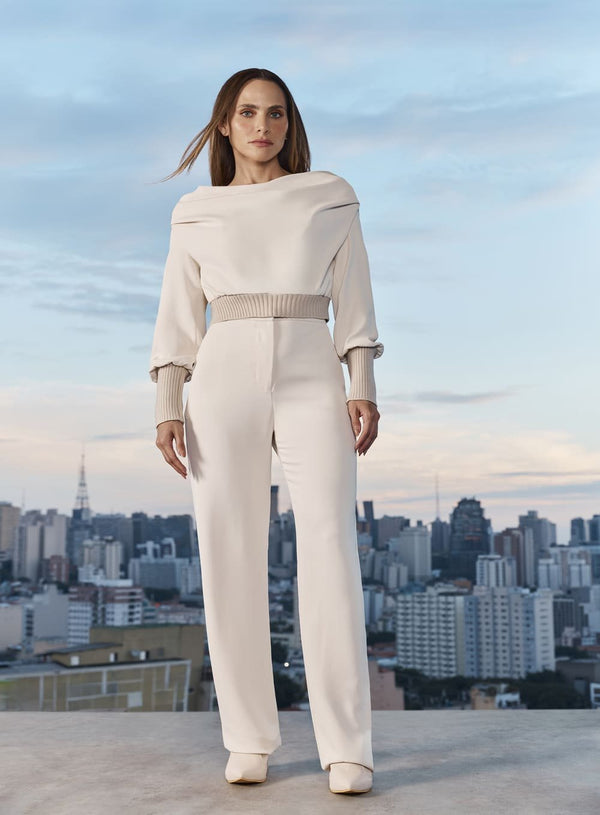 Blusa Degagê Bege Tufi Duek -SALE